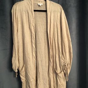 JJill linen cardigan